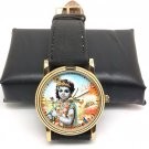 BAL KRISHNA STUNNING RAJA RAVA VARMA HINDUSIM DEVOTIONAL ART UNISEX WATCH