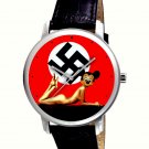 VINTAGE DUTCH ART MICKEY MOUSE ANTI-WAR POP ART COLLECTIBLE 40 mm WRIST WATCH VINTAGE DUTCH ART MICKEY MOUSE ANTI-WAR POP ART COLLECTIBLE 40 mm WRIST WATCH