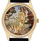 STUNNING THE BIRTH OF VENUS COLLECTIBLE RENAISSANCE ART 40 mm WRIST WATCH