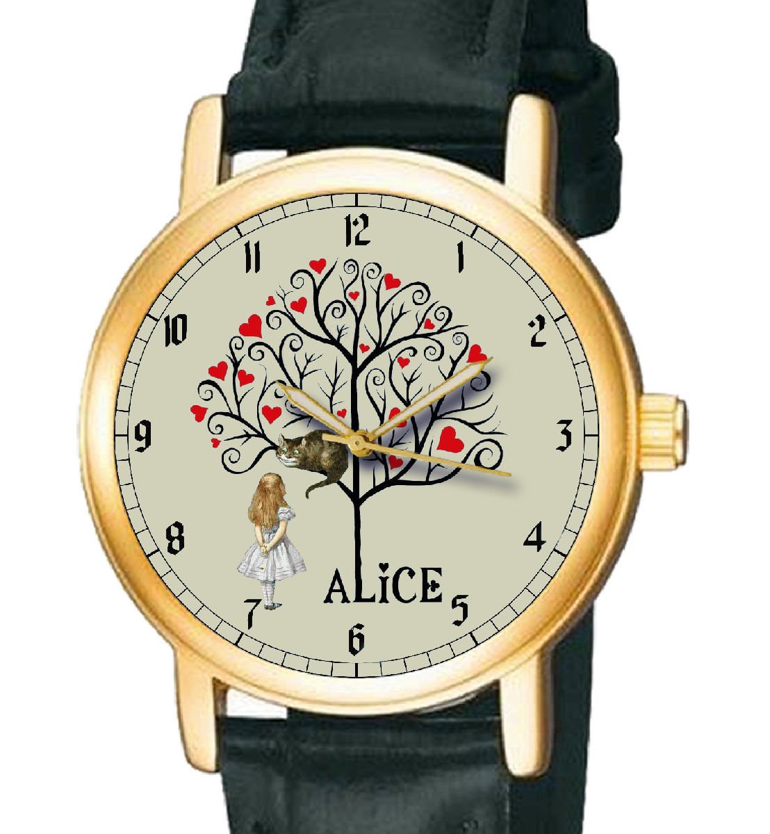 alice in wonderland wrist watch