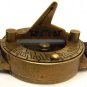 STEAMPUNK 40 mm SOLID BRASS SUNDIAL COMPASS WRIST WATCH SOLAR WONDER
