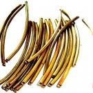 FOUR HEAVY BRASS FRETS FOR  INDIAN SITAR SET OF 4 CALLIBRATED FRETS TOP QUALITY