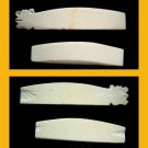 INDIAN SITAR BONE SADDLE AND NUT SET (MAIN STRING BRACKET ) 2 PIECES