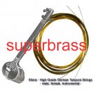LADIES FEMALE TANPURA TAMBURA TANMBURI COMPLETE ORIGINAL STRING SET IN BRONZE