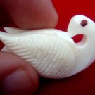 HAND-CARVED SWAN BIRD TUNING BEAD IN CAMEL BONE FOR INDIAN SITAR TANPURA. BEAUTY
