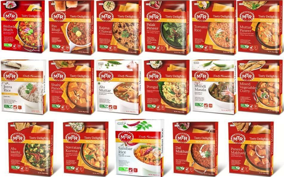 MTR Ready to Eat Choose from 17 Variants Tasty Delights Instant Meal