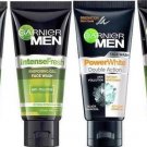 Garnier Men Face Wash 100 GM Power White/Oil Clear/Intense Fresh/Acno Fight Garnier Men Face Wash 100 GM Power White/Oil Clear/Intense Fresh/Acno Fight