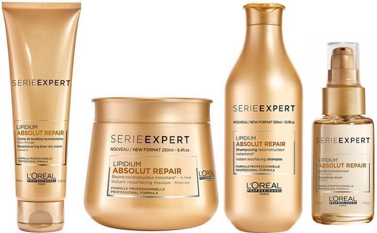 Loreal Professionnel Lipidium Absolut Repair Shampoo/Masque/Serum/Blow Dry Cream
