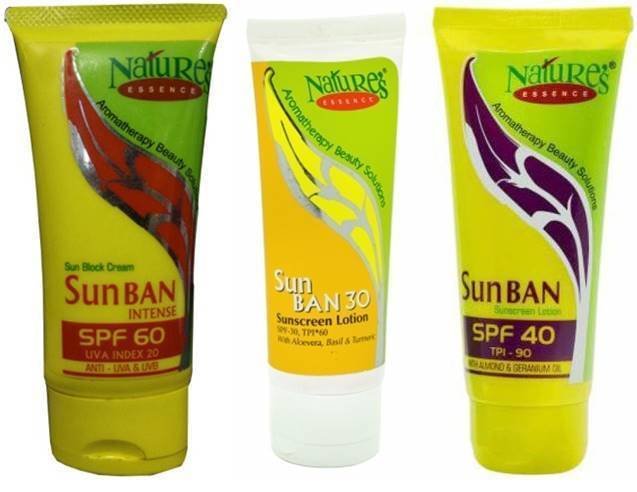 Nature's Essence Skin Care Sunscreen Lotions Choose from 3