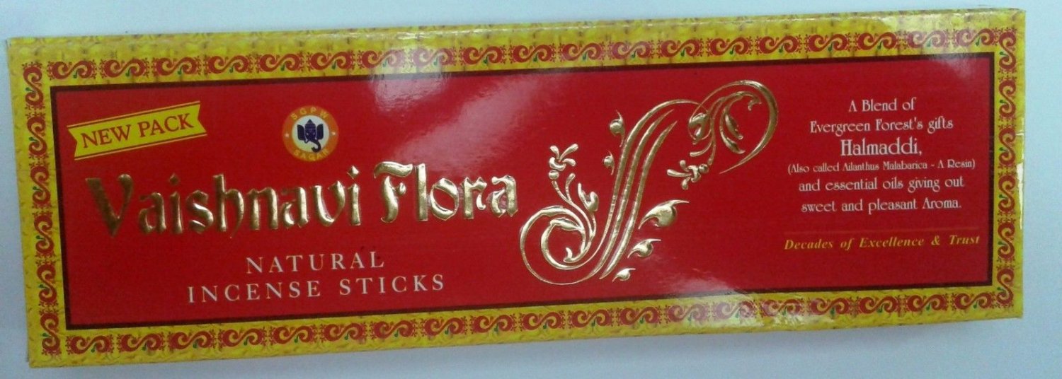 Vaishnavi Flora Agarbatti Natural Incense Sticks 50 Gm Agarbatti