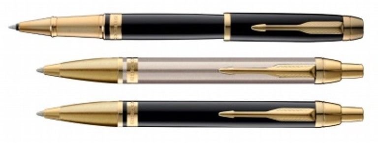 Parker ODYSSEY Gold Trim Roller Ball & Ballpoint Pen Choose from 3 Variants