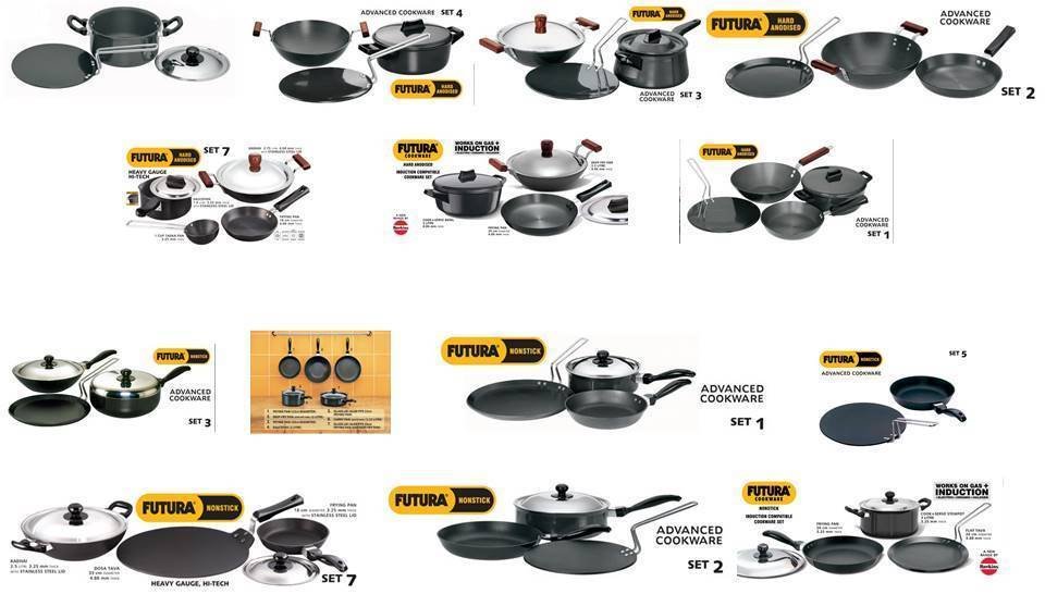 Hawkins Futura Cookware SetsHard Anodised & Nonstick Choose From 14