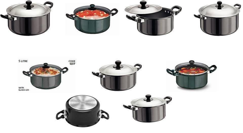 Hawkins Futura Stewpots Hard Anodised & Nonstick Choose From 9