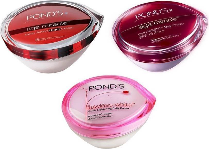 Ponds Flawless White/ Day / Night Cream Skin Care 50 Gm Each