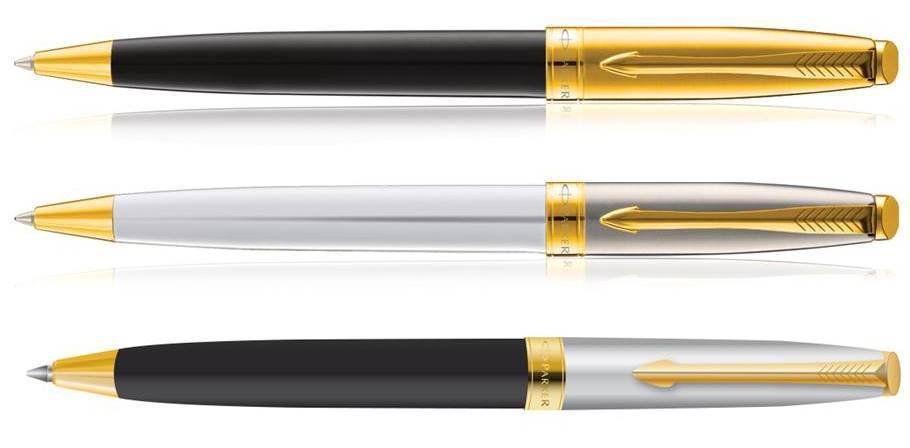 Parker Premium FUSION Gold Trim Ballpoint Pen Choose from 3 Variants