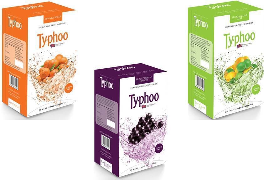 Ty.phoo Fruit Infusion Tea 100 Bags Naturally Caffeine Free Tea choose From 3