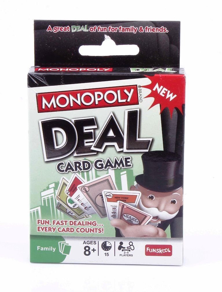 Family Game Monopoly Deal Card Game Funskool 2-5 Players Indoor Game Age 8+