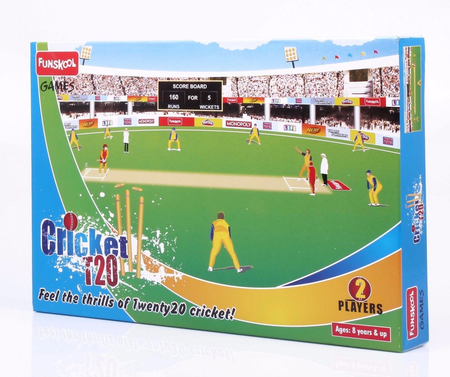 Funskool Cricket T20 Game 2 Players Indoor Game Age 8+