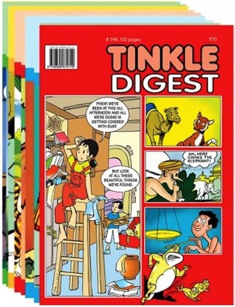 Tinkle Comic Assorted Digest Set of 3 Tinkle Digest Kids Story book
