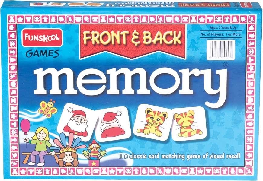 Funskool Memory Front & Back Educational Games Players 2-4 Age 6+