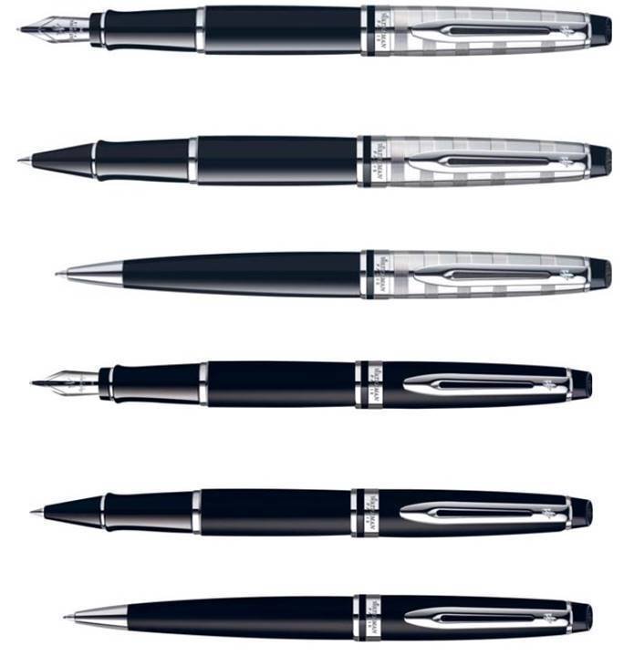 Waterman Paris Expert Deluxe Black CT / Matte Black CT Pens Choose From 8