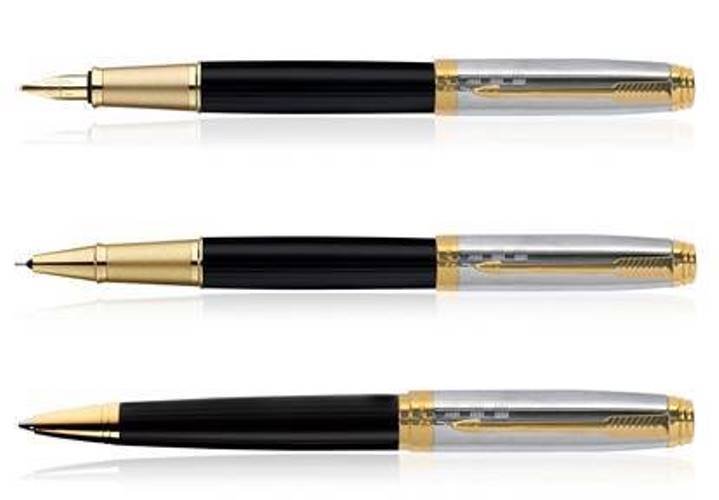 Parker Premium AMBIENT DELUXE BLACK GT Fountain/Roller Ball/Ballpoint Pen