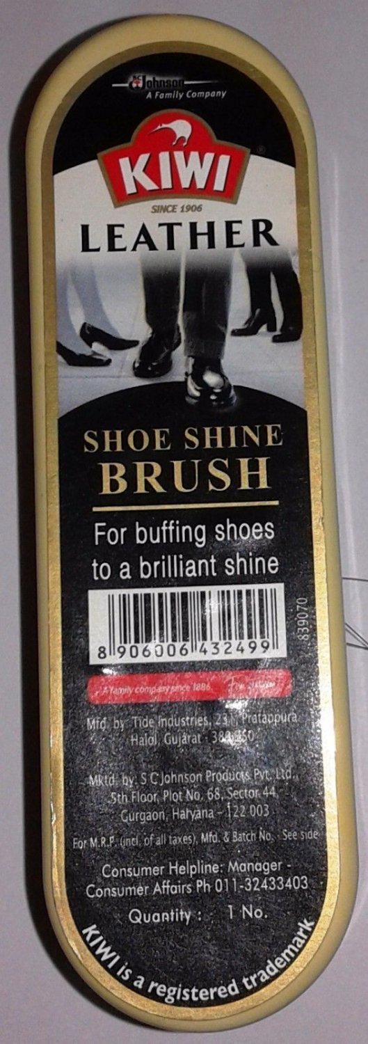 Kiwi Shoe Brush 1 Brush Leather Shoe Shine Brush Kiwi