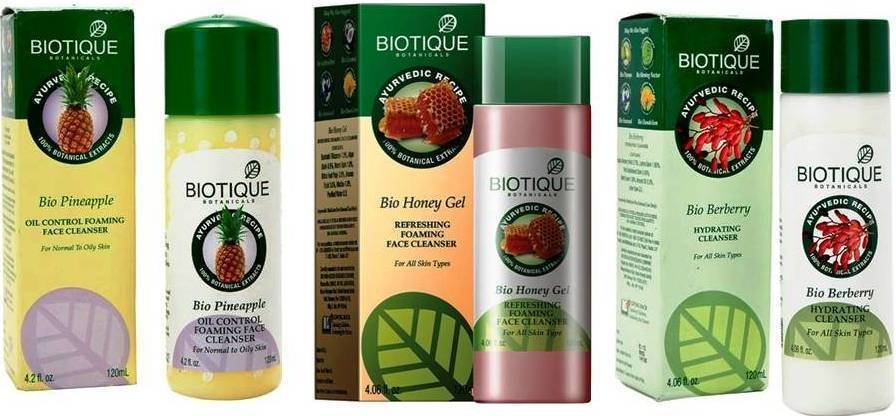 Biotique Face Cleanser Choose from 3 Variants 120 ML Skin Care