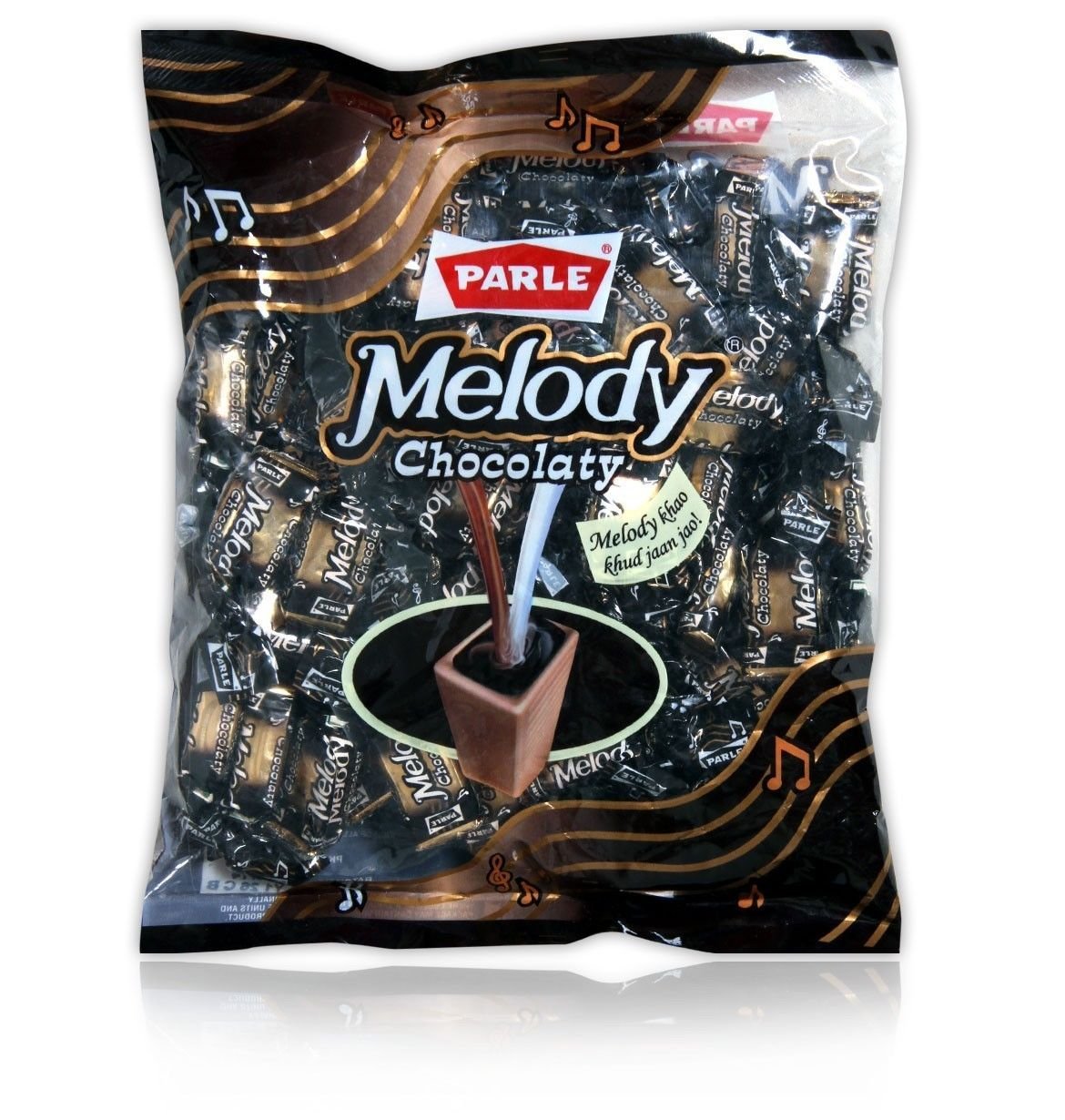 Parle Melody Chocolaty Chocolate 391 Gm Pouch Candy Melody