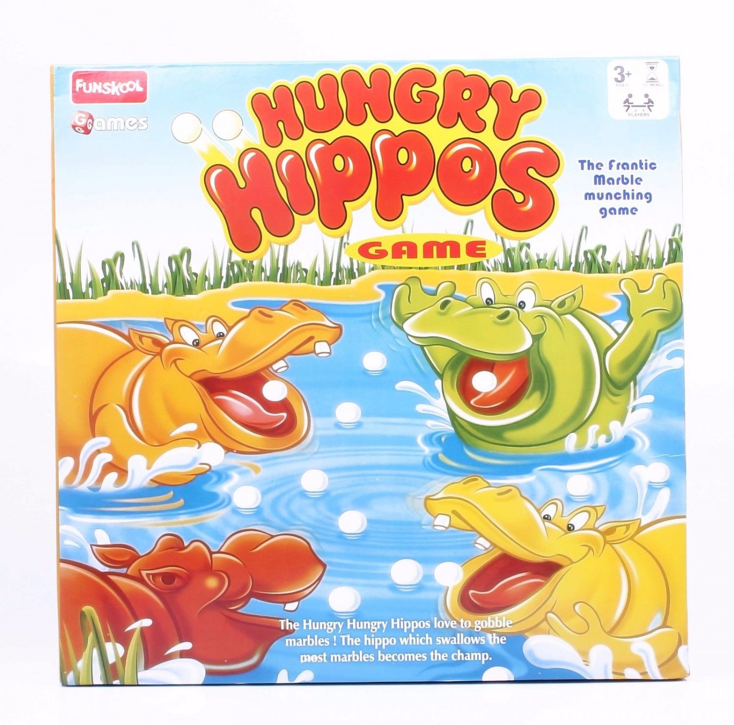 Funskool Hungry Hippos Action Game No.of players 2-4 Players Age 3+