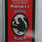 Monkey Brand  100 GM   Black Tooth Powder   100 Year Old Brand   Ayurvedic