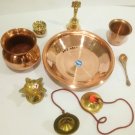 Pooja Metal Apparatus Holy Tradition from India