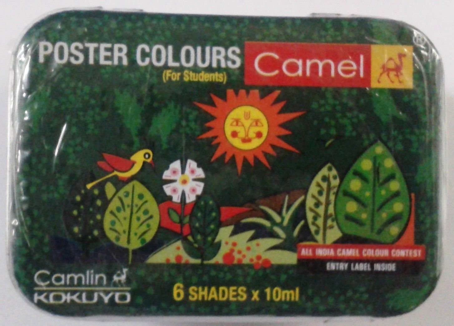 Poster Colors 6 Color Set Camlin Kokuyo Poster Colors 6 Shades {10ML each}