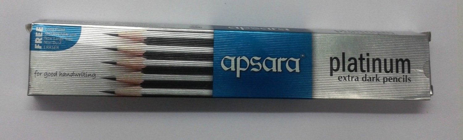 30 Apsara Platinum Pencils Extra Dark Pencils 172 mm Each 30 Pencils