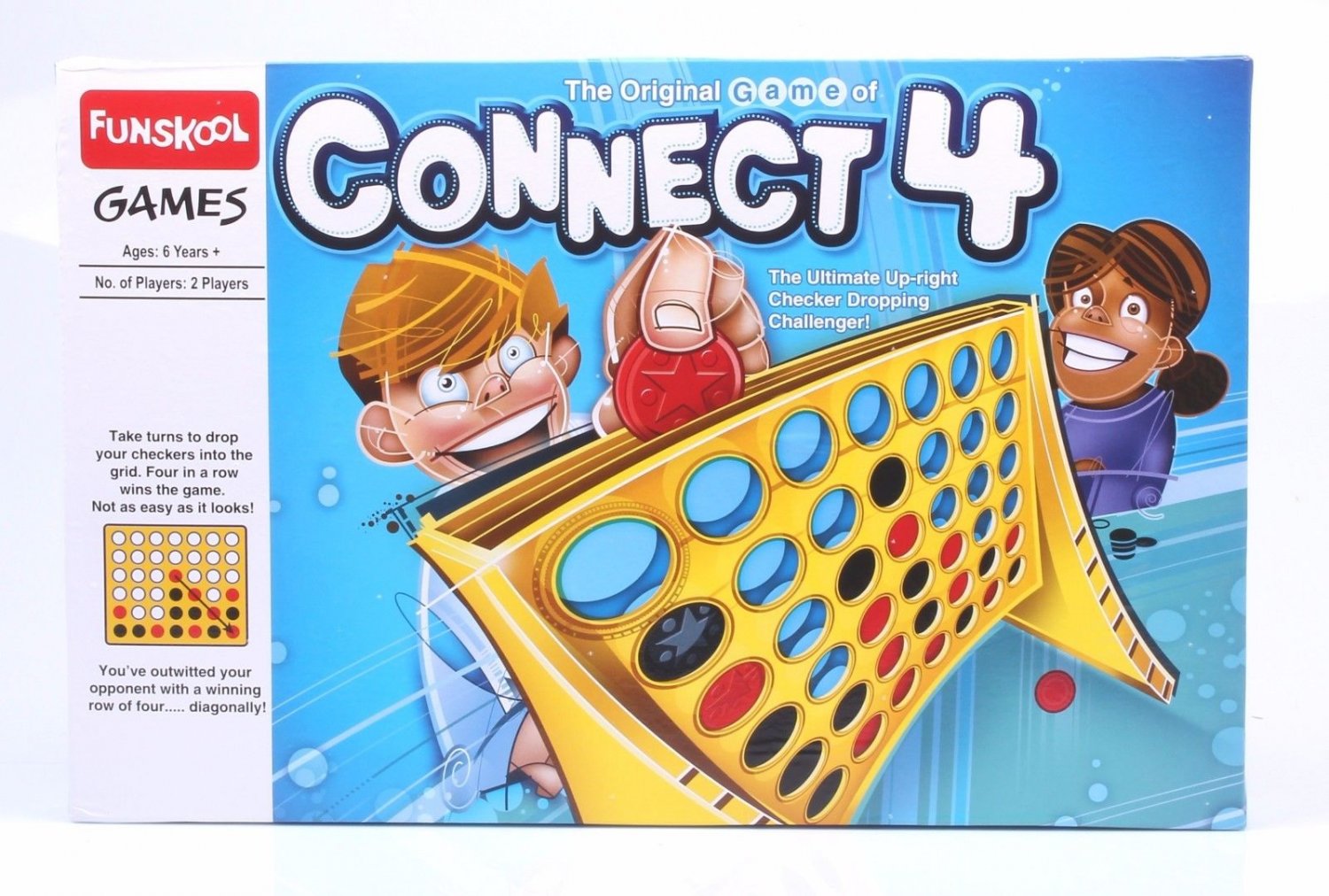 Funskool Connect-4 (Big) Strategy & War Game Players 2 Age 6+