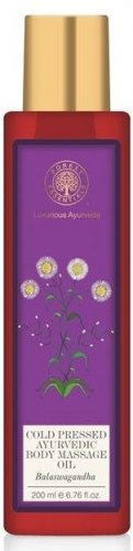 Forest Essential Cold Pressed Ayurvedic Body Massage Oil Balaswagandha 200 Ml
