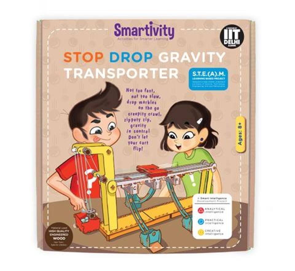 Smartivity Stop Drop Gravity Transporter Age 8+ Science Kit DIY