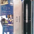 Parker Frontier Steel  Ball Pen  With Stainless Steel Clip