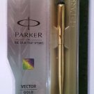 Parker Vector Gold  Ball Pen  With Gold Clip