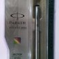 Parker Vector Steel Fountain Pen With Stainless Steel Clip