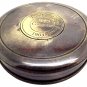 ROBERT FROST PRESENTATION POEM COMPASS ENGRAVED BRASS DIAL POCKET WATCH STYLE
