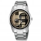 CLASSIC ACOUSTIC ELECTRIC YIN YANG GUITAR ART COLLECTIBLE 40 mm STANLESS STEEL WRIST WATCH