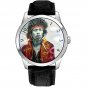 Rare Jimi Hendrix Purple Haze Burning Guitar Concert Art Collectible Wrist Watch