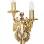 CLASSIC MERMAID ANGEL SOLID BRASS WALL SCONCES LAMPS w E14 BULBS