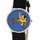 VINTAGE MIGHTY MOUSE 30 mm UNISEX ORIGINAL COMIC ART DIAL WRIST WATCH