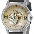 ARAB NATIONALISM YASSER ARAFAT WITH SADDAM HUSSEIN LARGE FORMAT COLLECTOR WATCH ARAB NATIONALISM YASSER ARAFAT WITH SADDAM HUSSEIN LARGE FORMAT COLLECTOR WATCH