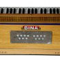 ORIGINAL BINA SANGEET CONCERT TEAK WOOD 3-1/2 octave, 42 key UPRIGHT HARMONIUM