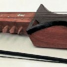 AUTHENTIC JOGIA SARANGI INDIAN FOLK INSTRUMENT FIDDLE w CASE. NOT TOURISTY TRASH