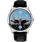 USS JOHN F KENNEDY CARRIER GROUP CV67 VETERANS US NAVY ART BRASS WRIST WATCH