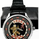 CLASSIC 1950s PARCHMENT DIAL TINTIN DESTINATION MOON 40 mm SOLID BRASS WATCH CLASSIC 1950s PARCHMENT DIAL TINTIN DESTINATION MOON 40 mm SOLID BRASS WATCH